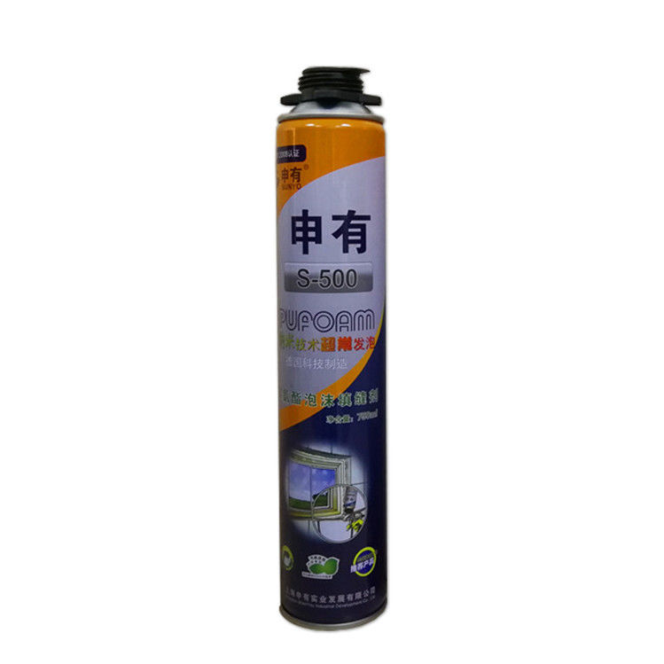 Waterproof Polyurethane Sealant Spray , PU Foam Spray With High Bonding Strength